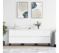 vidaXL Buffets 3 pcs Blanc 180x35x70 cm
