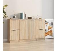 VIDAXL Buffets 3 pcs - Chêne sonoma
