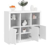 vidaXL Buffets LED (3 pcs) - Blanc