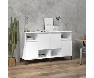 vidaXL Buffets blancs 2 pcs