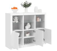 vidaXL Buffets LED (3 pcs) - Blanc