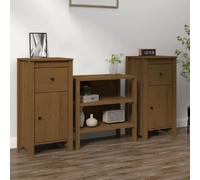 VidaXL Buffets - Marron Miel