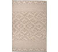vidaXL Buitenkleed met patroon platgeweven 160x230 cm bruin340867 Brun G