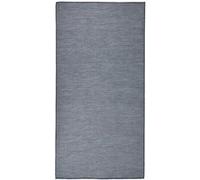 Buitenkleed platgeweven 100x200 cm blauw340794