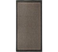 Vidaxl Tapis À Tissage Plat D'extérieur 100x200 Cm Marron Foncé