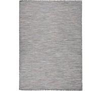 vidaXL Buitenkleed platgeweven 140x200 cm bruin en blauw340817 Noir G