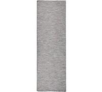 vidaXL – Tapis extérieur à tissage plat – Marron et bleu – 80 x 250 cm