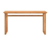 vidaXL Bureau 120x45x75 cm Bois de teck solide G