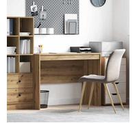 vidaXL Bureau Chêne Artisanal 100 x 50 x 76 cm, Bureau Compact, Style Moderne, Espace de Travail Ergonomique, Table d'écriture Pratique, Meuble Durable pour Petits espaces