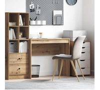 vidaXL Bureau Chêne artisanal 90×40×76 cm – Compact, style moderne, ergonomique pour petits espaces