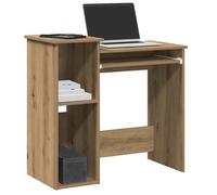 vidaXL Bureau avec étagères 860453 – Bois d'ingénierie, chêne artisanal