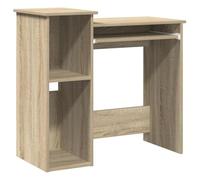vidaXL Bureau avec étagères chêne sonoma 84x40x78 cm