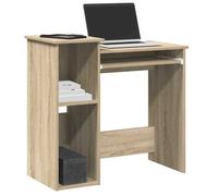 vidaXL Bureau avec étagères chêne sonoma 84x40x78 cm