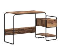vidaXL Bureau avec Rangement Bois de chêne 131,5 x 50 x 75,5 cm