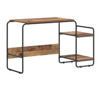 vidaXL Bureau avec Rangement Bois de chêne 131,5 x 50 x 75,5 cm