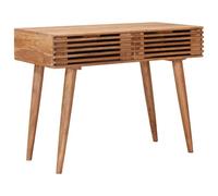 vidaXL Bureau avec tiroir avec stockage Naturel 100 x 48 x 76 cm