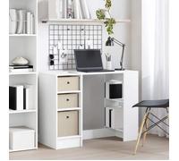 vidaXL Bureau avec tiroir Blanc 100 x 40 x 75 cm Bois d'ingénierie