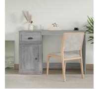 vidaXL Bureau avec tiroir sonoma gris 115x50x75 cm bois d'ingénierie 816478