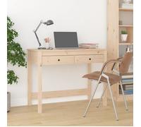 Bureau avec tiroirs 100x50x78 cm Bois massif de pin
