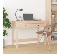 Bureau avec tiroirs 100x50x78 cm Bois massif de pin