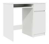 vidaXL Bureau Banc 86x49x76 cm Bois d'ingénierie, Bureau de Travail, Bureau d'étude, Bureau à Domicile, Bureau d'écriture, Bureau d'ordinateur