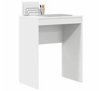 vidaXL Bureau Blanc 60 x 40 x 76 cm, Bureau Compact, Style Moderne, Espace de Travail Ergonomique, Table d'écriture Pratique, Meuble Durable pour Petits espaces