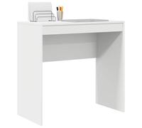 vidaXL Bureau Blanc MDF 80 x 40 x 76 cm – Compact, moderne, ergonomique