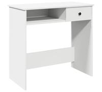 vidaXL Bureau 860472 Bois d'ingénierie 80x40x75 cm Blanc