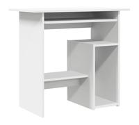 vidaXL Bureau, Table d'Ordinateur, Table d'Étude, Meuble de Salon Salle de Séjour Salle de Travail Maison Intérieur, Blanc Bois d’Ingénierie