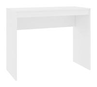 vidaXL Bureau 90x40x72 cm, Bois reconstitué, Blanc, Poste Informatique, Bureau à Domicile, Dortoir, Couloir, Salon & Chambre, Bureau d'étude, Table Console