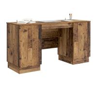 vidaXL Bureau Bois Ancien 142,5 x 50 x 75 cm Bois d'ingénierie, Ensembles de Meubles Modernes pour Salon, Designs rectangulaires, Rangement Pratique, intérieurs adaptables
