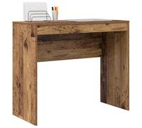 vidaXL Bureau Bois Ancien 90 x 40 x 76 cm, Bureau Compact, Style Moderne, Espace de Travail Ergonomique, Table d'écriture Pratique, Meuble Durable pour Petits espaces