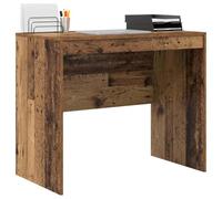 vidaXL Bureau Bois Ancien 90 x 50 x 76 cm | Style moderne et rustique avec une finition lisse pour un look naturel, Bois de récup solide pour une bonne durabilité,