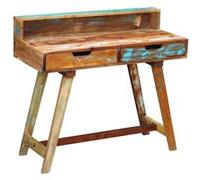 vidaXL - Bureau en Bois de récupération massif