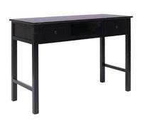 VidaXL Bureau Bois Noir 110 cm