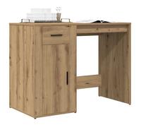 vidaXL Bureau chêne Artisanal 100x49x75 cm Bois d'ingénierie, Bureau d'ordinateur, Bureau d’écriture, mobilier de Bureau à Domicile, Bureau d'étude