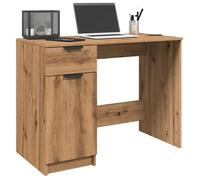 vidaXL Bureau chêne artisanal Bois d'ingénierie 100x50x75 cm