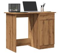 VidaXL Bureau chêne artisanal 100x50x76 cm