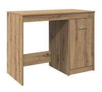 vidaXL Bureau chêne artisanal 100x50x76 cm bois d'ingénierie, bureau d'écriture, bureau d'ordinateur, bureau à domicile, bureau d'étude