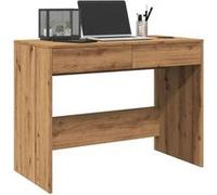 vidaXL Bureau chêne Artisanal 101x50x76,5 cm Bois d'ingénierie, Bureau de Travail, Bureau d'étude, Bureau à Domicile, Bureau d'écriture
