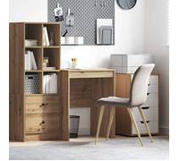 vidaXL Bureau Chêne Artisanal 60 x 50 x 76 cm, Bureau Compact, Style Moderne, Espace de Travail Ergonomique, Table d'écriture Pratique, Meuble Durable pour Petits espaces