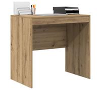vidaXL Bureau Chêne Artisanal 80 x 50 x 76 cm, Bureau Compact, Style Moderne, Espace de Travail Ergonomique, Table d'écriture Pratique, Meuble Durable pour Petits espaces