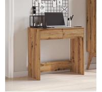 vidaXL Bureau chêne artisanal 80x40x75 cm bois d'ingénierie 855993