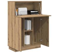 vidaXL Bureau Chêne Artisanal Bois d'ingénierie 71.5 x 31.5 x 106.5 cm | Style moderne et épuré en chêne artisanal , Beaucoup d'espace pour s'organiser ,