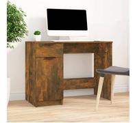 vidaXL Bureau Chêne fumé 100x50x75 cm Bois d'ingénierie Marron