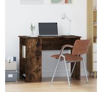 vidaXL Bureau chêne fumé 100x55x75 cm bois d'ingénierie Marron