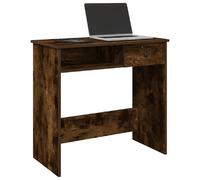 vidaXL Bureau chêne fumé