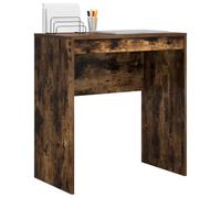 VIDAXL Bureau chêne fumé 70 x 40 x 76 cm - bureau compact en bois d'ingénierie avec rangement