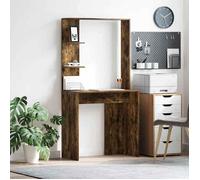 vidaXL Bureau Chêne fumé 78.5 x 37 x 154.5 cm Bois d'ingénierie 869342