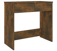 vidaXL Bureau Chêne fumé 80x40x75 cm Bois d'ingénierie